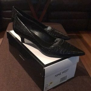 Nine West Pumps OAKSO BLK CRO CR